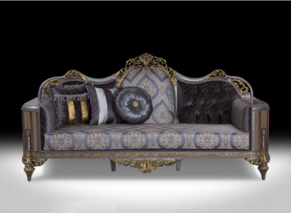 Classic-style sofa with Chesterfield design for the living room